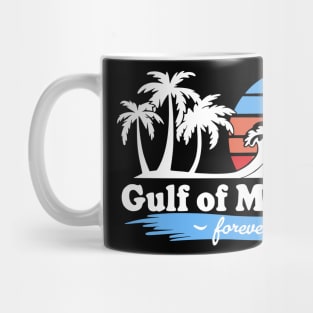 Gulf of Mexico forever Retro Vintage Beach Sunset Mug